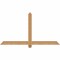 Ekena Millwork Eugene Smooth Timber Gable Bracket, Western Red Cedar, 60"W x 32"H x 1 1/2"D x 3 1/2"F, 13/12 Pitch GBW060X32X0204EUG00SWR - alternate 1